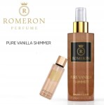 Mgiełka rozświetlająca do Ciała 250ml Romeron - PURE VANILLA
